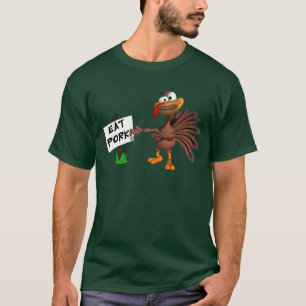 T-shirt de dinde de thanksgiving