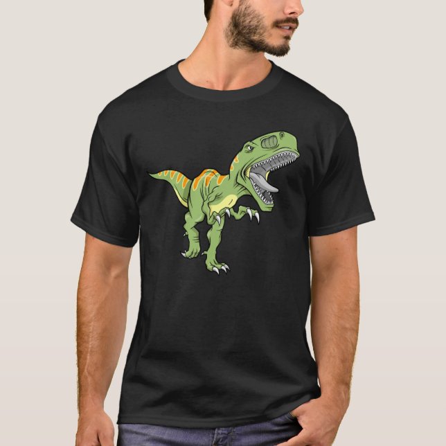 T-shirt de dinosaure de Rex de Tyrannosaurus (Devant)