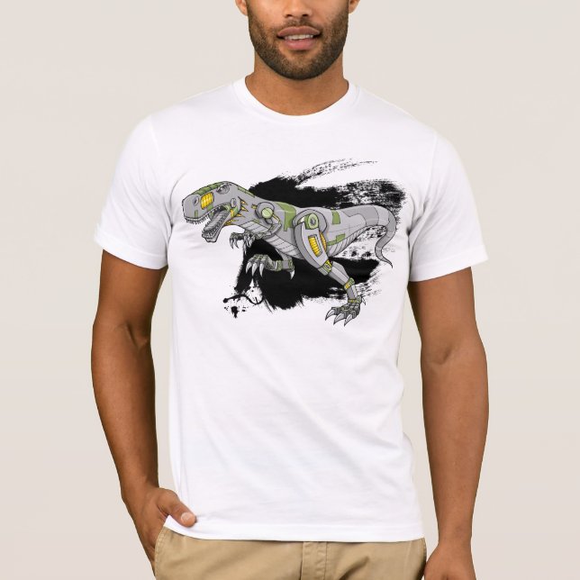 T-shirt de dinosaure de Tyrannosaurus de robot (Devant)