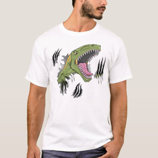 T-shirt de dinosaure de Velociraptor