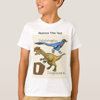 T-shirt de dinosaure ou d'animal préhistorique
