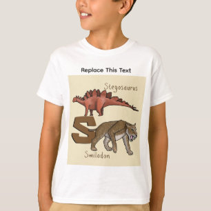 T-shirt de dinosaure ou d'animal préhistorique