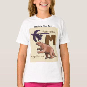 T-shirt de dinosaure ou d'animal préhistorique