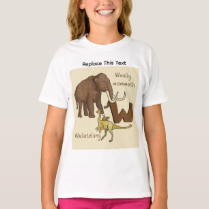 T-shirt de dinosaure ou d'animal préhistorique