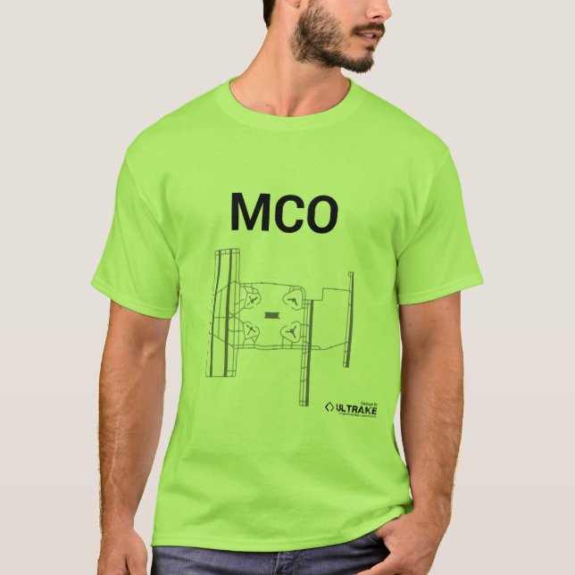 T-shirt de disposition d'aéroport de MCO (Devant)
