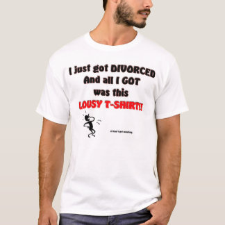 T-shirt de divorce