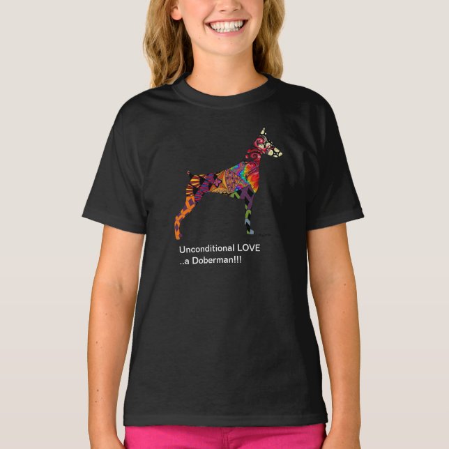T-shirt de dobermann (Devant)