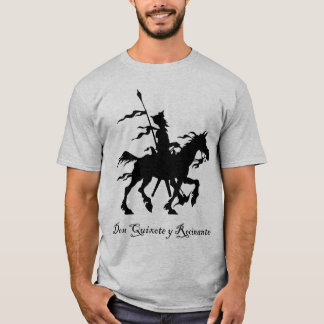 T-shirt de Don don Quichotte y Rocinante
