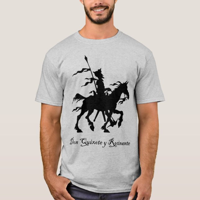 T-shirt de Don don Quichotte y Rocinante (Devant)