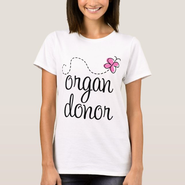 T-shirt de donateur d'organe (Devant)