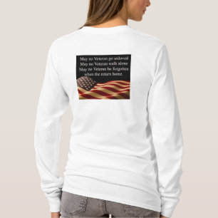 T-shirt de douille de Hanes des femmes long