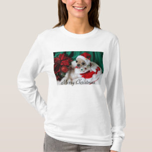 T-shirt de douille de Joyeux Noël de YumYum long