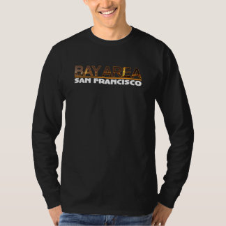 T-shirt de douille de région de Baie de San