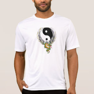 T-shirt de dragon de Yin Yang
