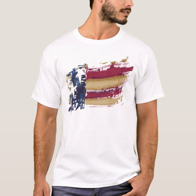 T-shirt de drapeau américain (Devant)