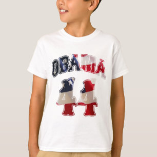 T-shirt de drapeau de Barack Obama 44