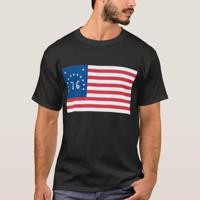 T-shirt de drapeau de Bennington (Devant)