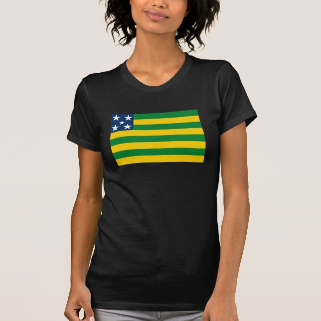 T-shirt de drapeau de Goias (Devant)