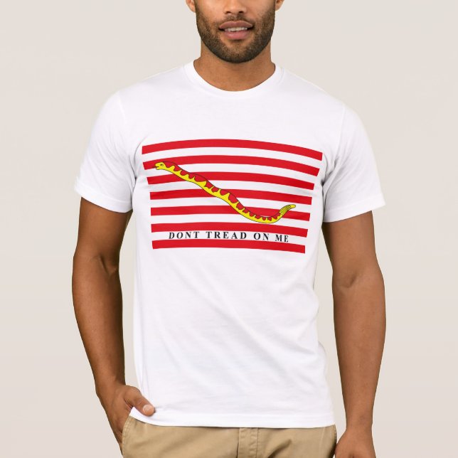 T-shirt de drapeau de Jack de marine (Devant)