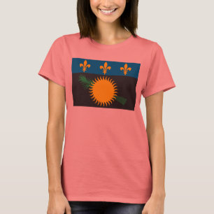 T-shirt de drapeau de la Guadeloupe