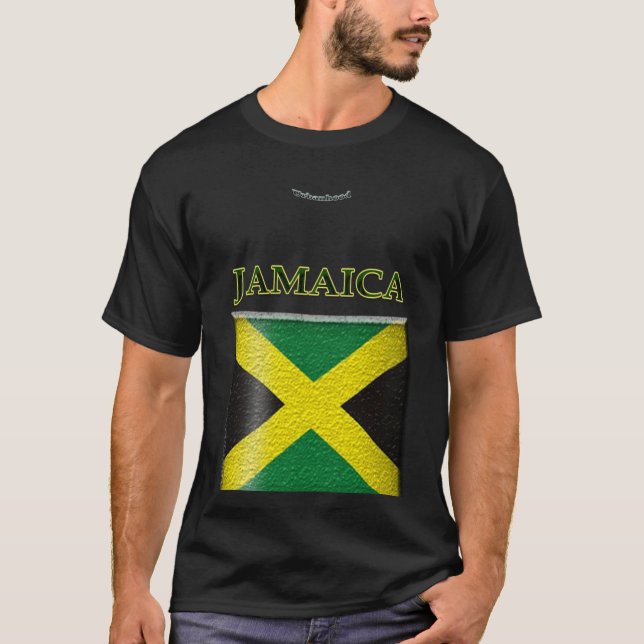 T-shirt de drapeau de la Jamaïque (Devant)