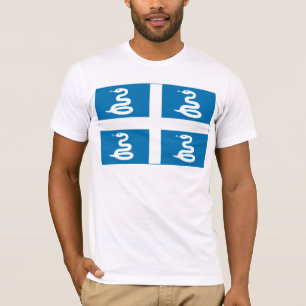 T-shirt de drapeau de la Martinique