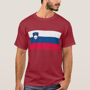 T-shirt de drapeau de la Slovénie