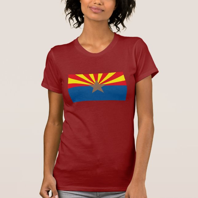 T-shirt de drapeau de l'Arizona (Devant)