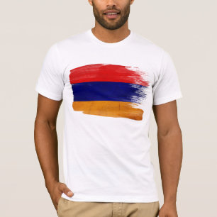 T-shirt de drapeau de l'Arménie