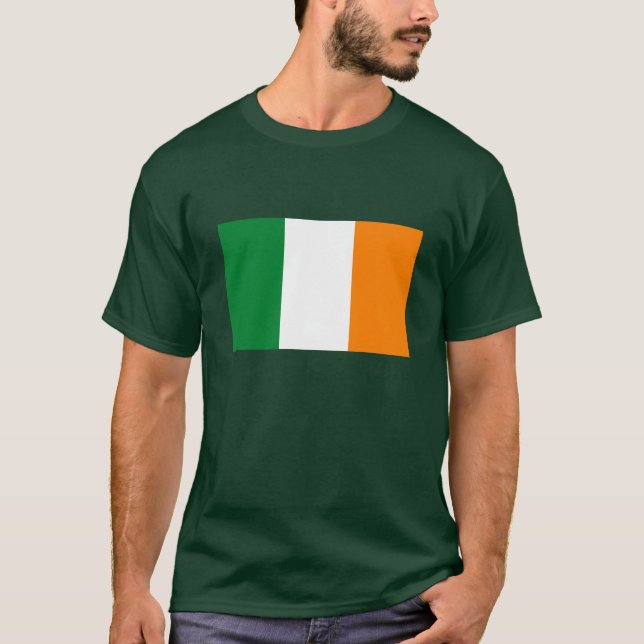 T-shirt de drapeau de l'Irlande (Devant)