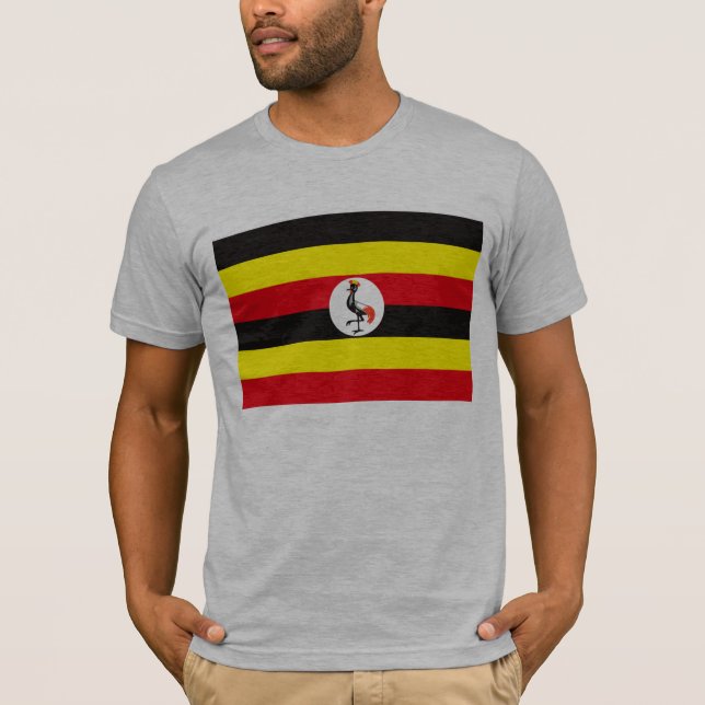 T-shirt de drapeau de l'Ouganda (Devant)