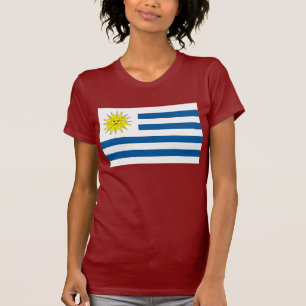 T-shirt de drapeau de l'Uruguay
