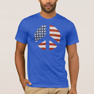 T-shirt de drapeau de paix - signe de paix de