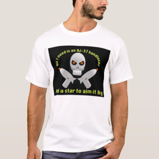 T-shirt de drapeau de pirate de XJ-37 Handlaser