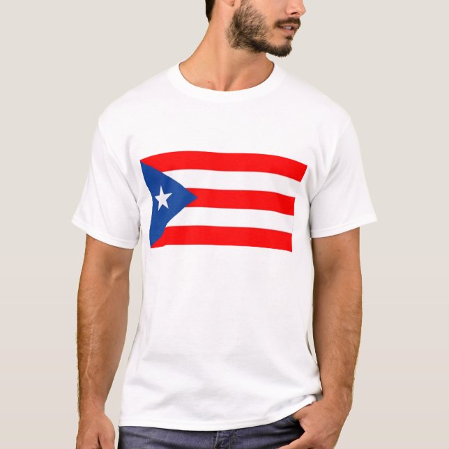 T-shirt de drapeau de Porto Rico (Devant)