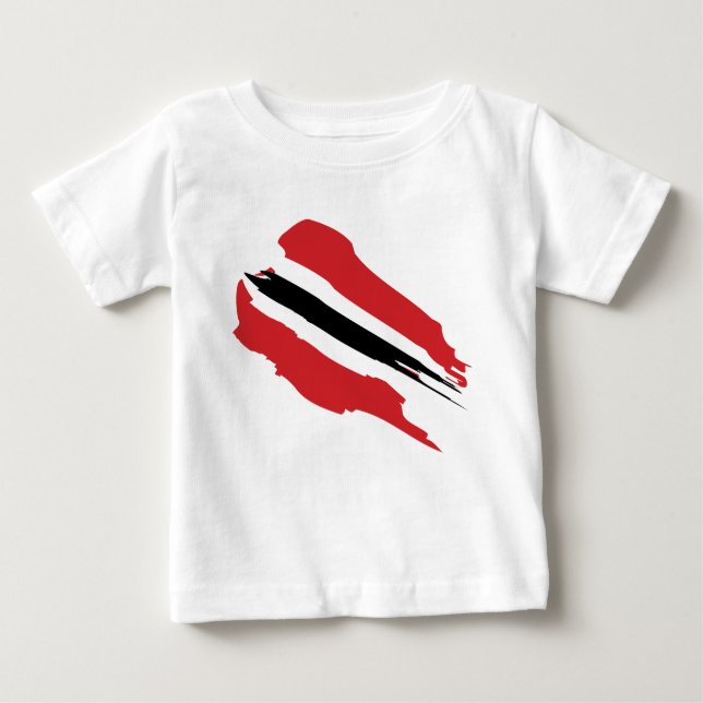 T-shirt de drapeau de Trinbago (nourrisson) (Devant)