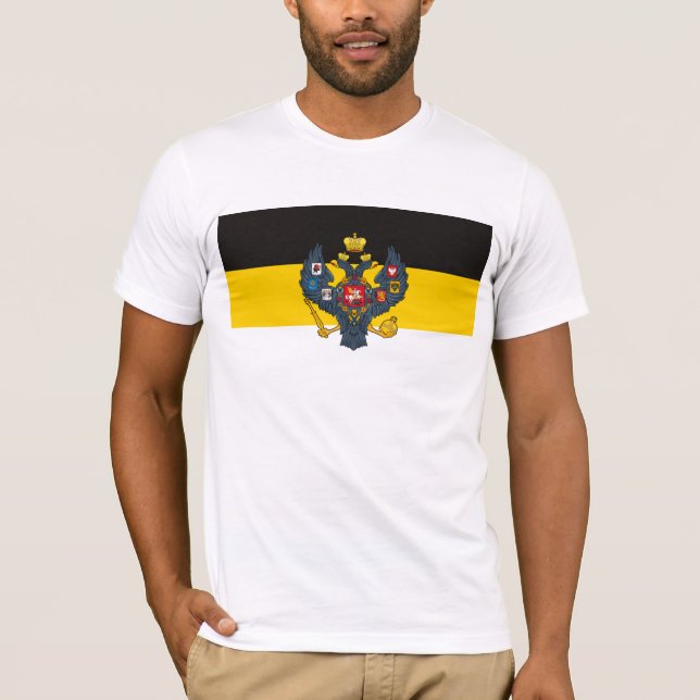 T-shirt de drapeau d'empire russe (Devant)