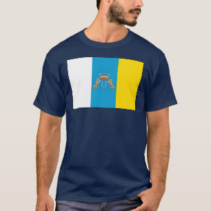 T-shirt de drapeau des Îles Canaries