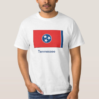 T-shirt de drapeau d'état du Tennessee