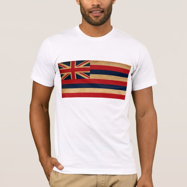 T-shirt de drapeau d'Hawaï (Devant)