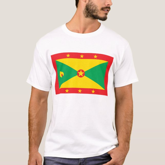 T-shirt de drapeau du Grenada (Devant)