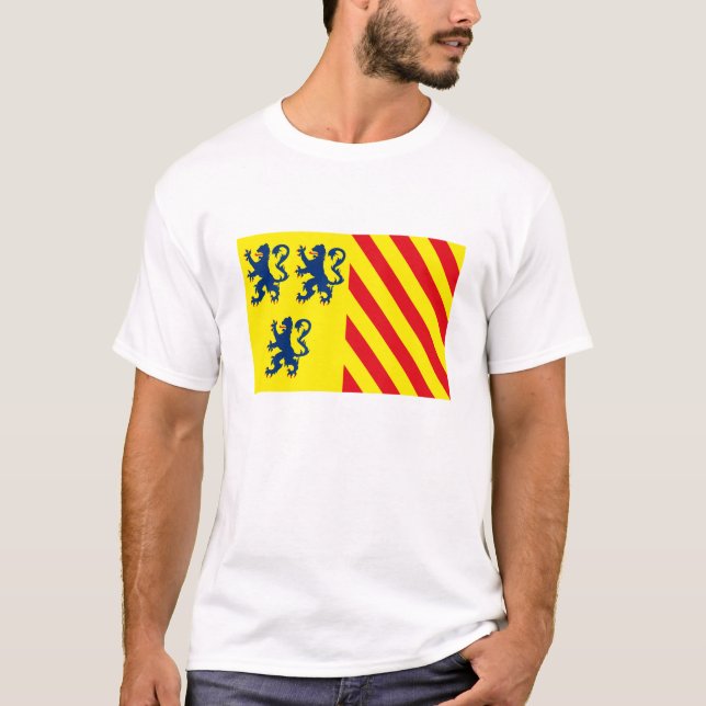 T-shirt de drapeau du Limousin (Devant)