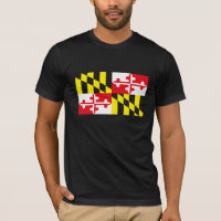 T-shirt de drapeau du Maryland