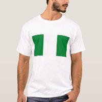 T-shirt de drapeau du Nigéria