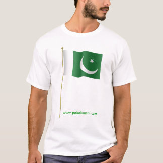 T-shirt de drapeau du Pakistan