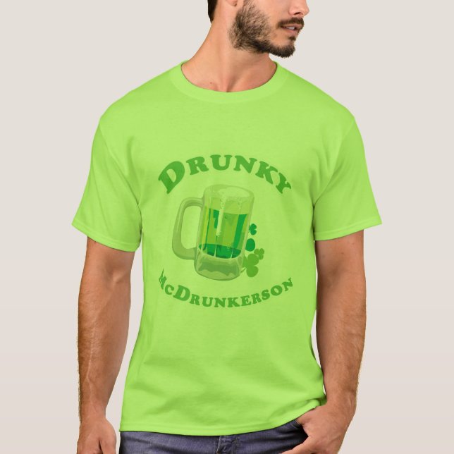 T-shirt de DRUNKY MCDRUNKERSON (Devant)