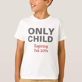 T-shirt de expiration d'enfant unique