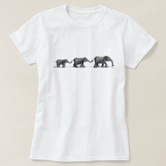 T-shirt de famille d'éléphant