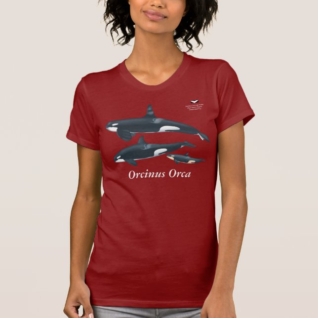 T-shirt de famille d'orque avec le nom (Devant)