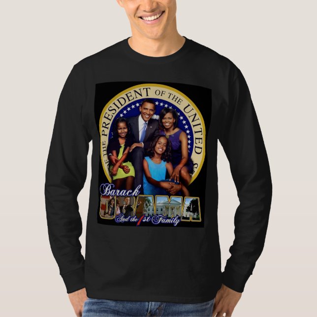 T-shirt de famille du Président Barack Obama (Devant)